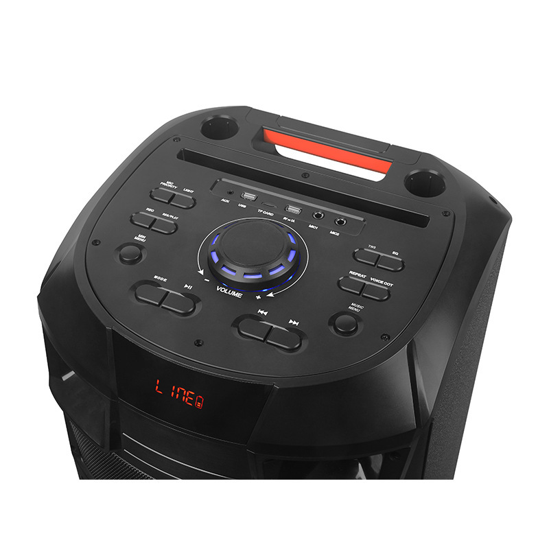戸外音響双10インチ80w9a大電池双無線マイク付き木製ケースの音がいい|undefined