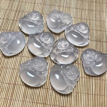 天然 白玉髓如意平安扣玛瑙 冰种弥勒佛观音玉石挂件直播货源批发