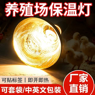 跨境专供保温灯养殖场专用猪用小鸡育雏猪场取暖灯养殖加热灯泡
