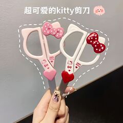 HelloKi学生小型家用账凯蒂猫tt可爱开箱手工高颜值卡通文具剪刀y