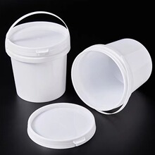 耐高温食品级带盖pp塑料桶可微波炉加热餐饮外卖打包桶手提烤梨桶
