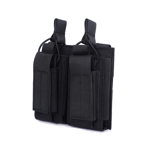 New tactical two-link bag, three-link magazine bag, attachment pistol magazine bag, multi-purpose storage bag for military fans