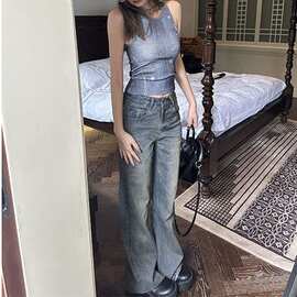 工字背心吊带女2026夏季新款美式复古设计感小众内搭外穿绝美上衣