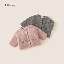 宥宝童装女童秋冬款加厚小香风上衣儿童气质小女孩新款冬装外套