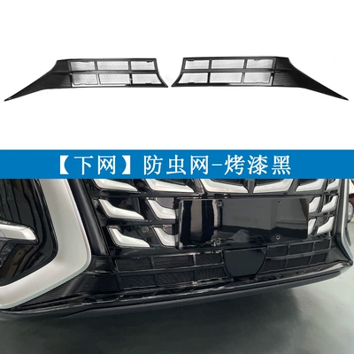 tank protection net buckle installation – Automobile anti-insect net - 25-models-of-denza-d9-lower-insect-proof-net-baked-black2