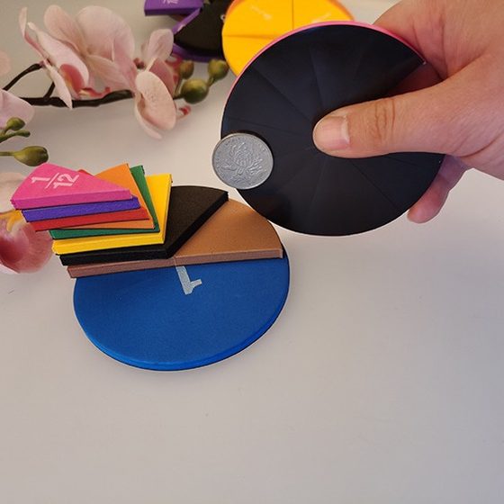 Wholesale eva teaching aids magnetic Eve score wafer math denominator score calculation problem demonstration math teaching aids