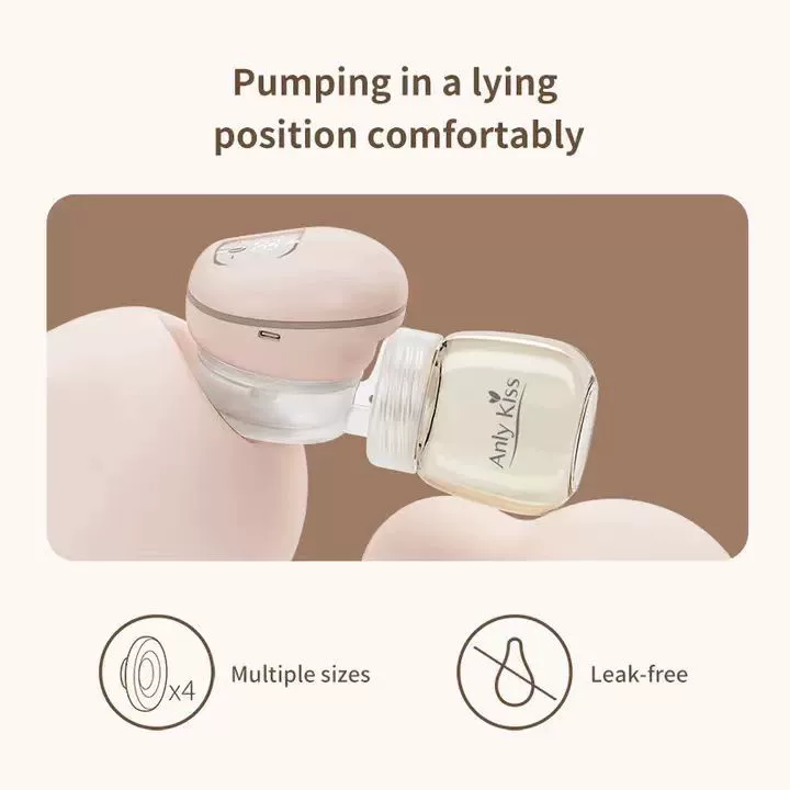 Lying inhalation Portable wearable breast pump low noise