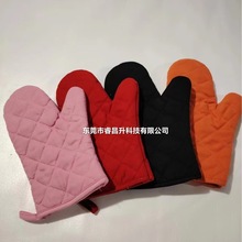 微波炉防烫手套烤箱隔热手套连指加厚防滑手套厨房烘焙蒸箱专用