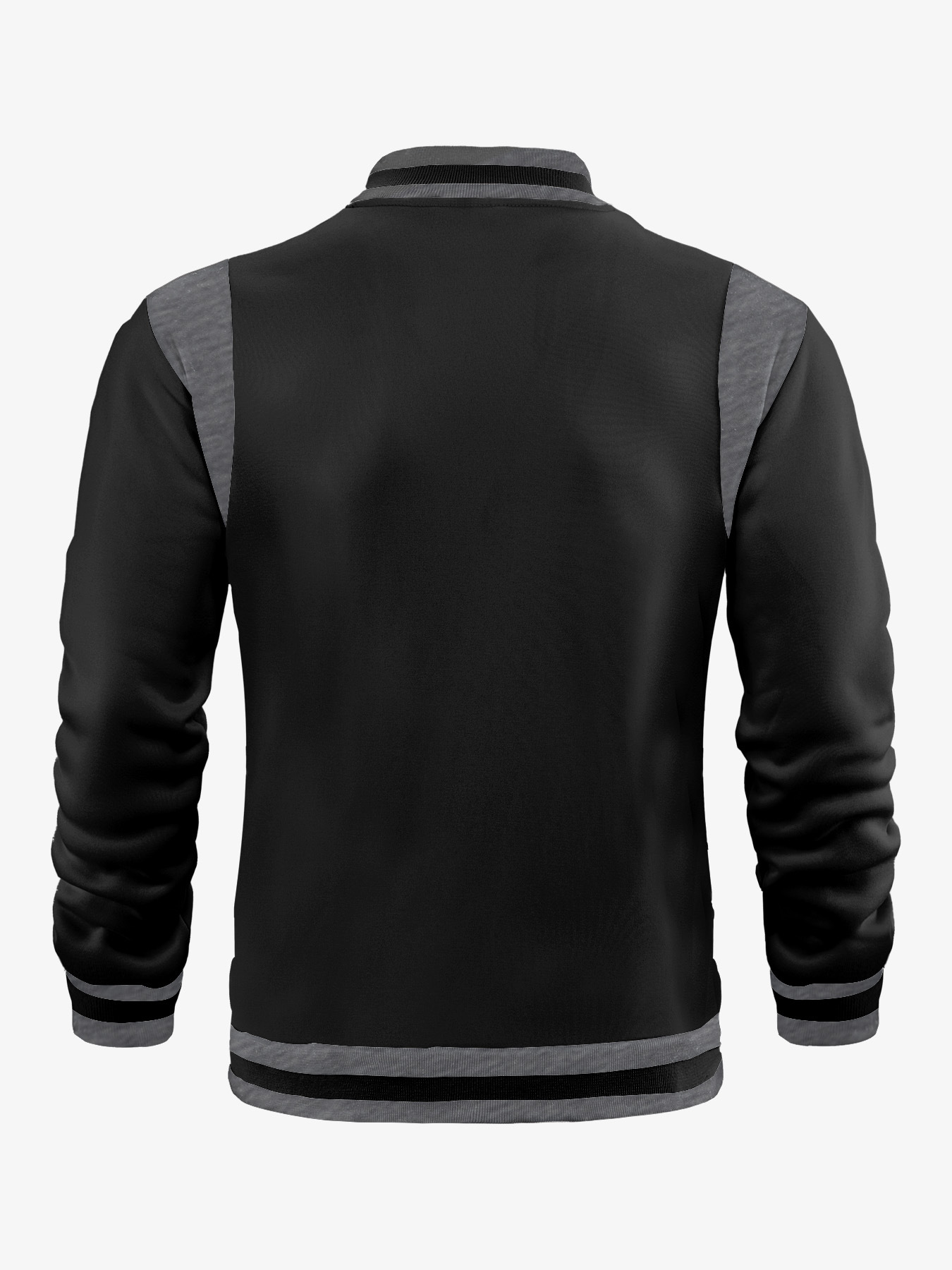 Herren Fleecejacke Mit Patchwork Im Lässigen Sportstil_voghion.com