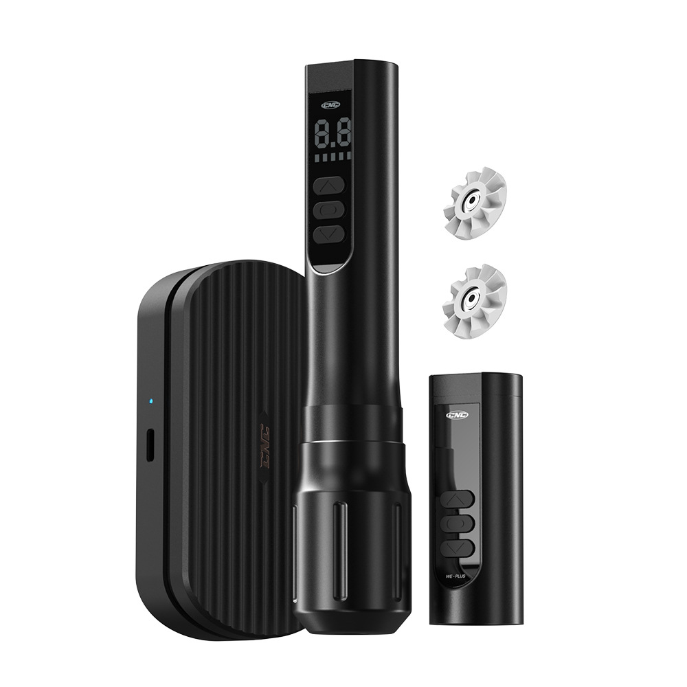 Máquina de tatuaje inalámbrica de doble batería de larga duración, pluma de tatuaje Bluetooth de alta calidad, máquina todo en uno, exclusiva transfronteriza