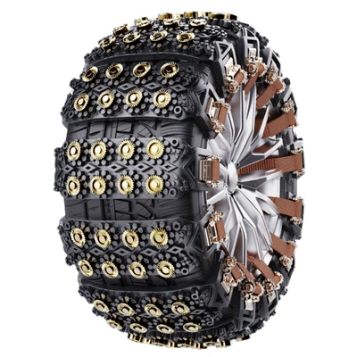 Chains for Sedans and Off-Road — Tire snow chain - black-1-pack-comes-with-installation-wrench
