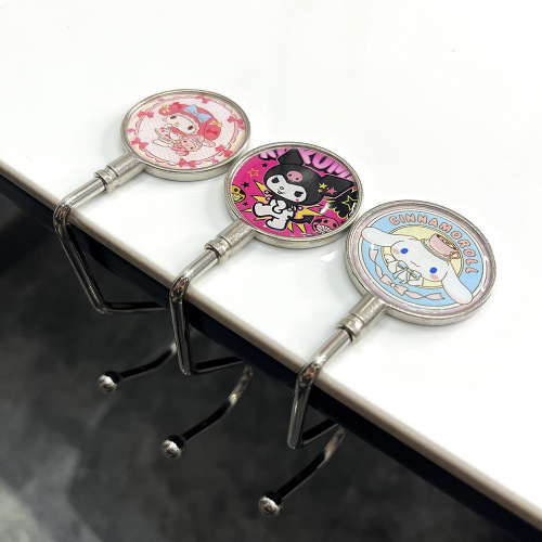 卡通动漫三丽OU库洛mi书包挂钩学生桌边挂钩移动挂包神器桌面挂钩