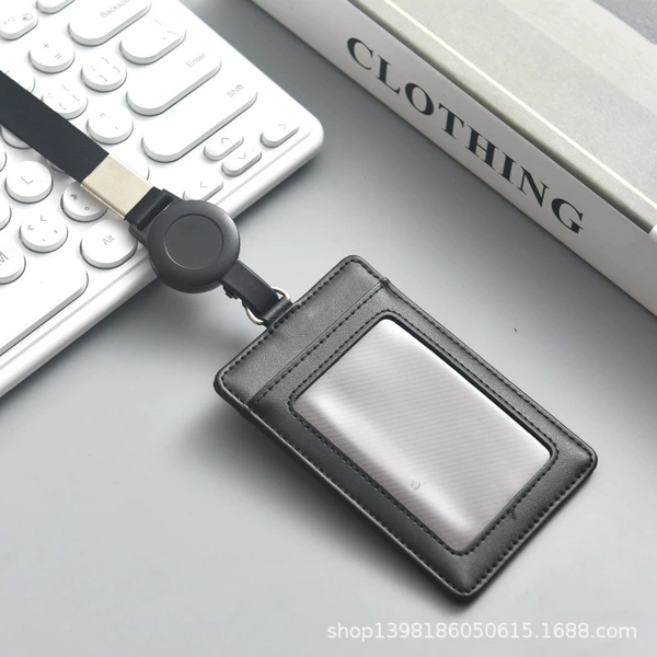 Black vertical model+telescopic lanyard