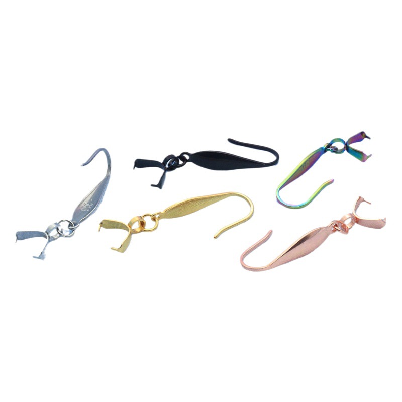 Fuente de la fábrica de acero inoxidable 316 de oro gancho para la oreja de semilla de melón hebilla colgante pendientes de la joyería DIY accesorios de la joyería material