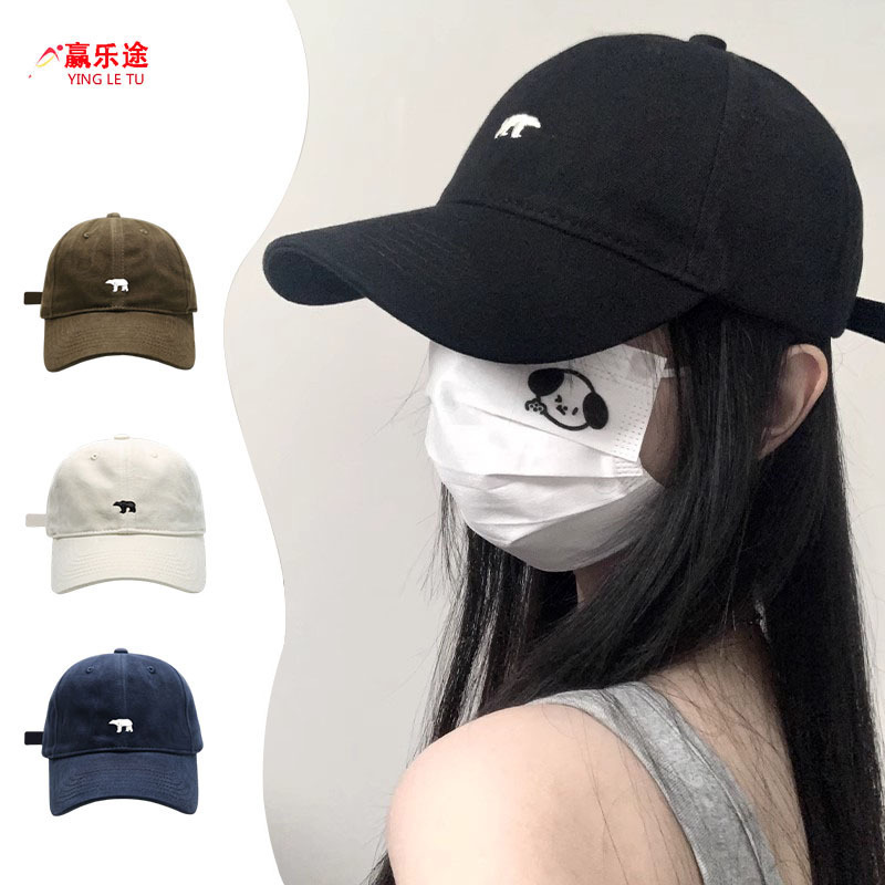 한국 스타일 새로운 도착 여성 학생 거리 야구 모자 유행 큰 머리 둘레 쇼페이스 작은 모자 남자의 차양 선 스크린 모자 트렌디