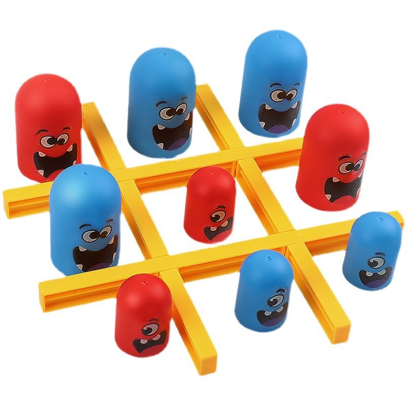 Los niños de ajedrez bien en forma de niño de línea a línea interacción padre-hijo divertido tridimensional muñeca grande comer pequeño cerebro juguetes educativos Niña