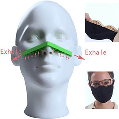 Nose Bridge Clip, Anti-Fog Silicone Nose Pad, Fog-Proof Sealing Strip, Anti-Fog Silicone Strip