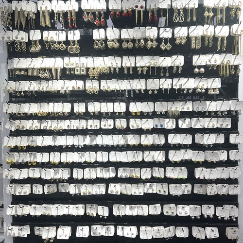 Night market stall supply 925 silver needle pearl earrings ins style fashion versatile earrings simple temperament earrings wholesale