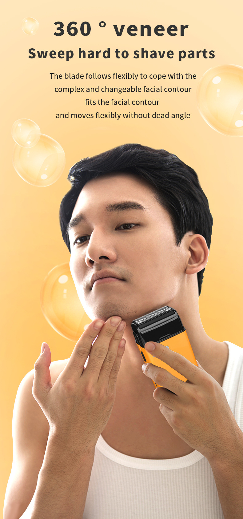 Usb Rechargeable Electric Shaver Portable Reciprocating Shaver_voghion.com