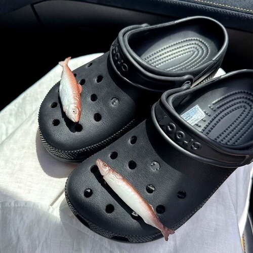 New matching Cros hole shoes, imitation food and play shoes, fried chicken legs, chips, shoe buckles, diy garden shoes, accessories buckles