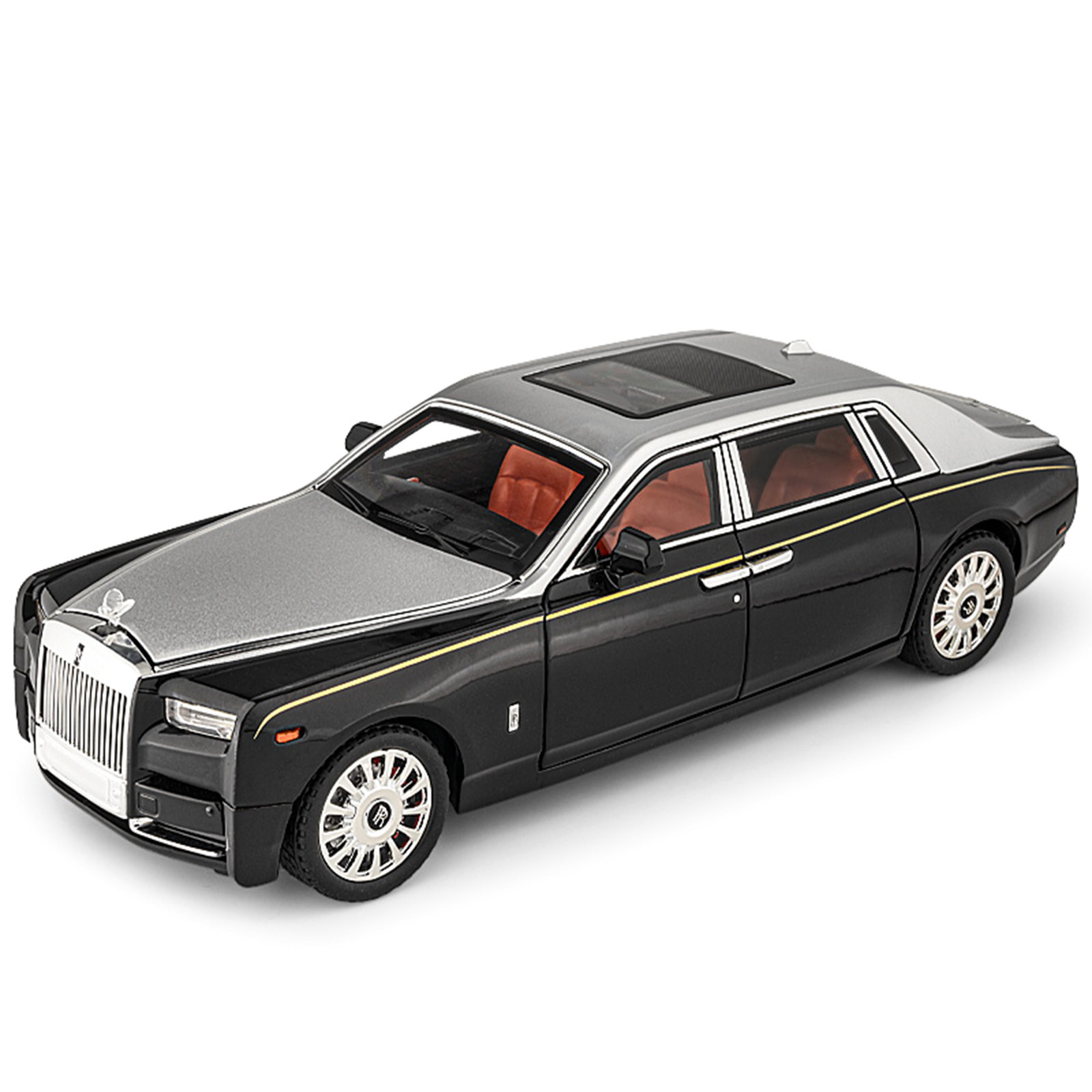 1 / 18 modelo de aleación fantasma de gran tamaño, modelo de automóvil de alta calidad, regalo de novio, recomendación de regalo