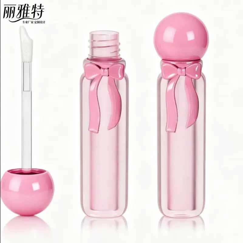 现货圆形唇蜜唇釉管4-6ml口红管空管化妆品包装Lip gloss tube