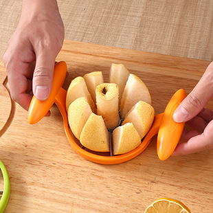 New Apple Fruit Divider Stainless Steel Blade Core Removal Slicing Fruit Knife Separator Core Removal Tool