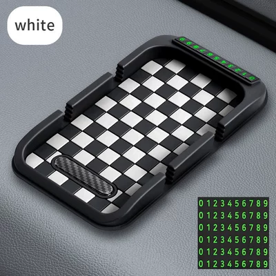 Cross-Border Hot-Selling Car Dashboard Parking Sign, Dashboard Phone Holder, Multi-Functional Anti-Slip Mat (Anti-slip mat) - default-black-and-white-brown-bear-please-leave-a-message-for-other-models