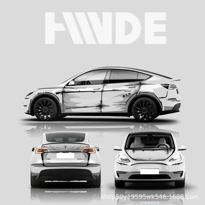 Modification, Color Change Painting, Auto Color Change Film - comic-line-series-car-customized-painted-film-place-an-order-and-consult-customer-service
