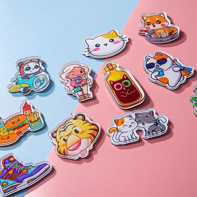 2026年新年馬年対聯クリスマスアクリル冷蔵庫マグネットカスタム磁気ステッカー企業景勝地都市文化創造