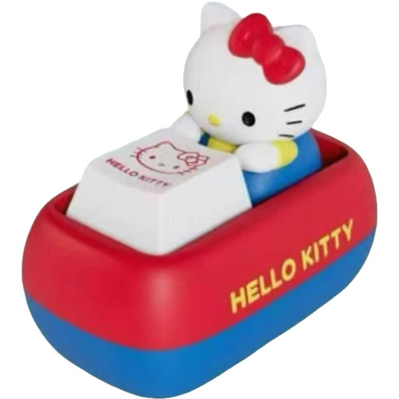 hellokitty按键钥匙扣发音解压玩具键盘键帽可爱卡通创意书包挂件|undefined