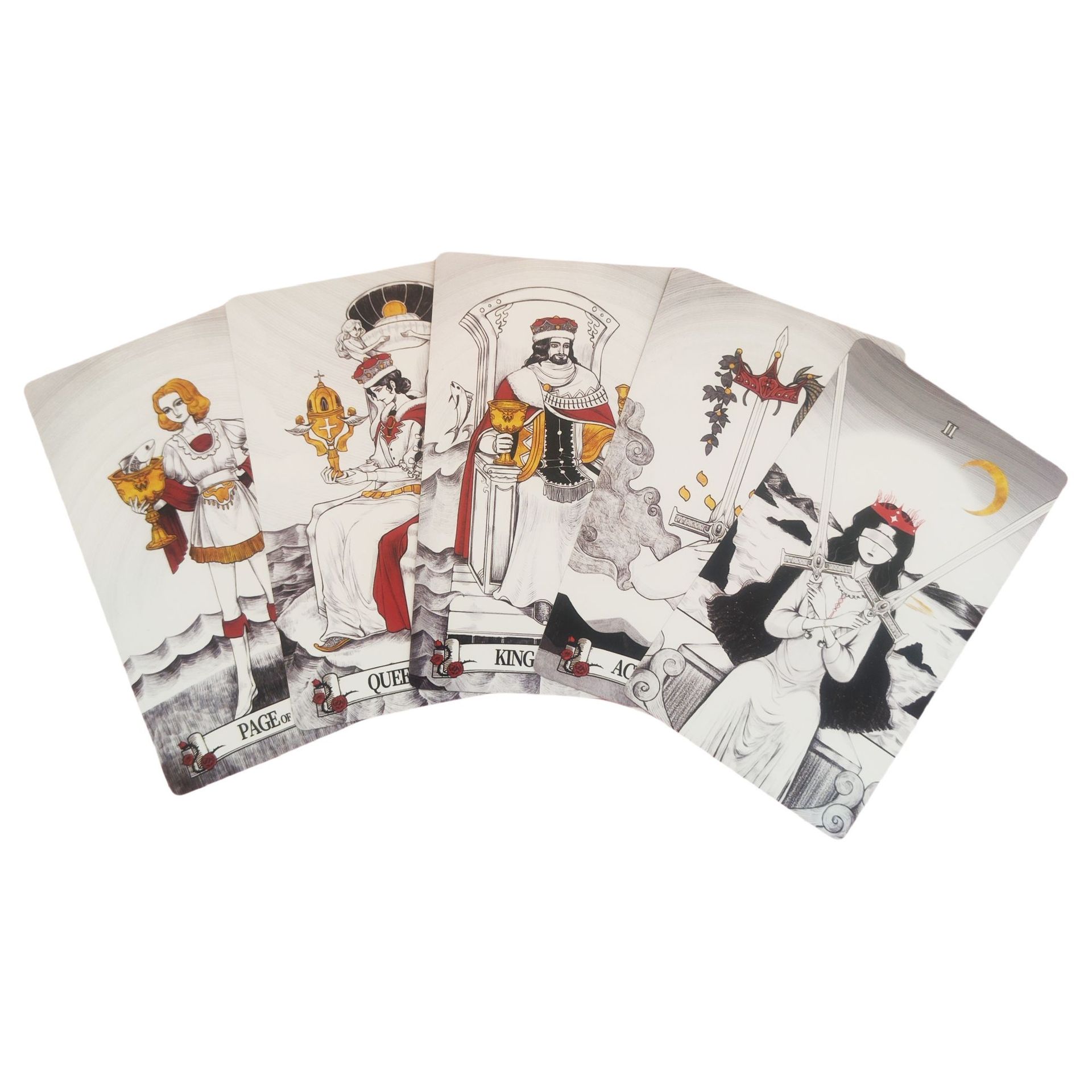 Tarot Cards Waite Secret Mirror Deck With Guidebook For Games_voghion.com