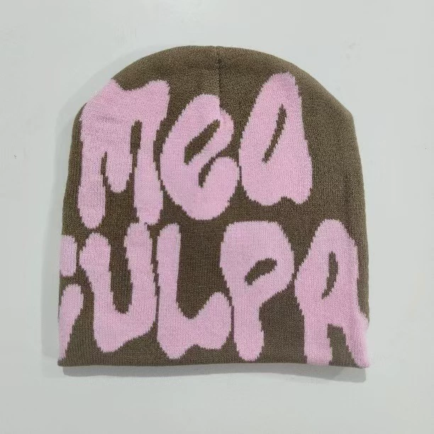 knitted winter beanie, woolen hip-hop style, unisex warm hat, multiple color patterns