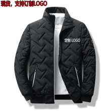 跨境冬季潮牌虎头外套亚马逊男士防寒轻便立领棉服保暖防风现货