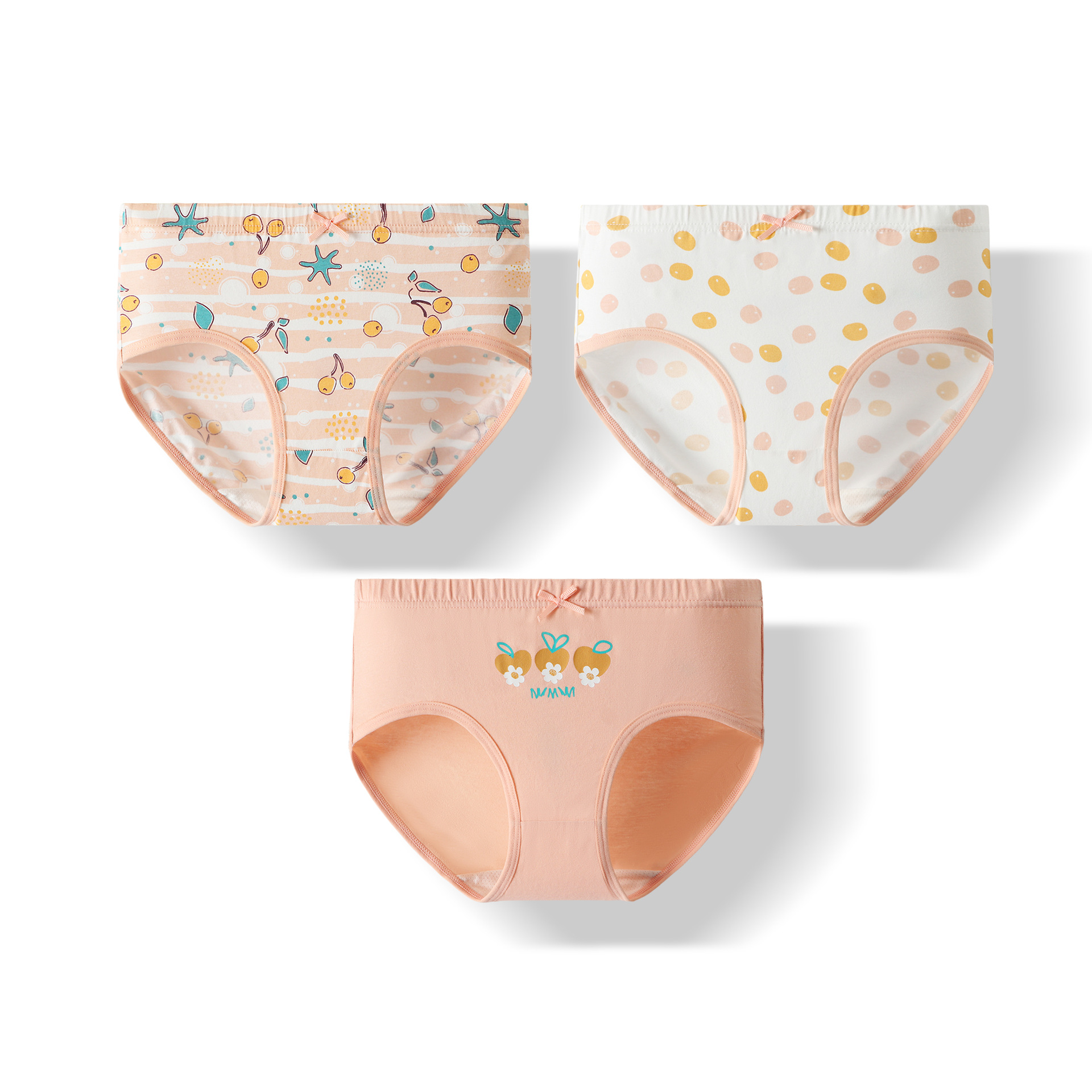 핑크애프리콧 SJ403 [순면항균 3팩]