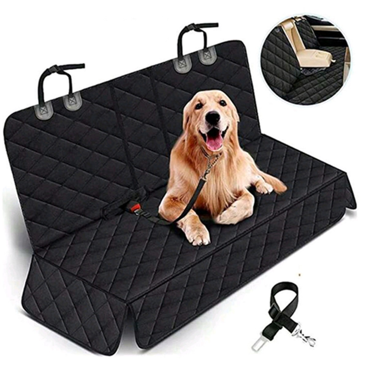 Tappetino per auto impermeabile per animali domestici, resistente allo sporco e ai graffi, cuscino isolante per sedile per cani_voghion.com
