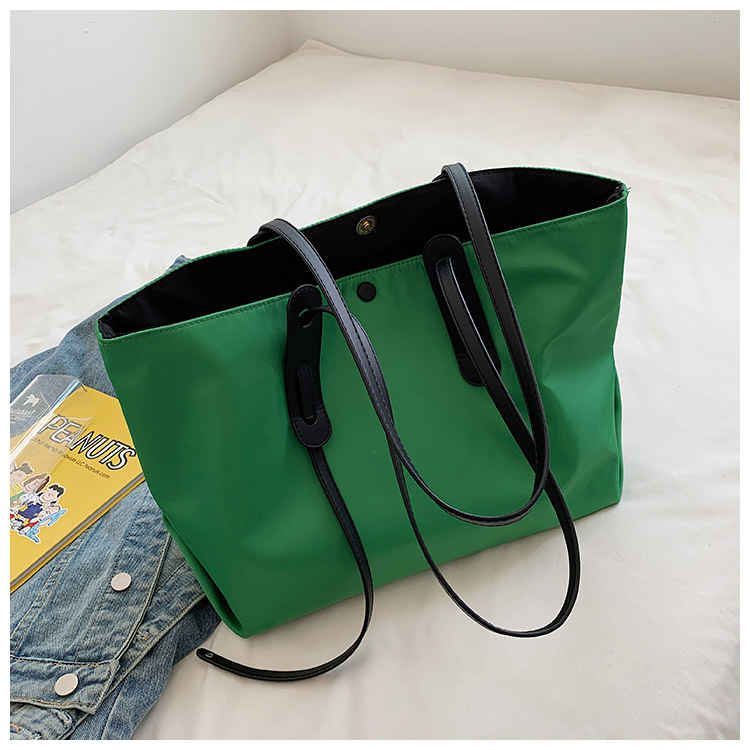 Women's Large Capacity Bag Women's New Fashion All-match Shoulder Tote Bag Casual Simple Oxford Cloth Handbag display picture 9