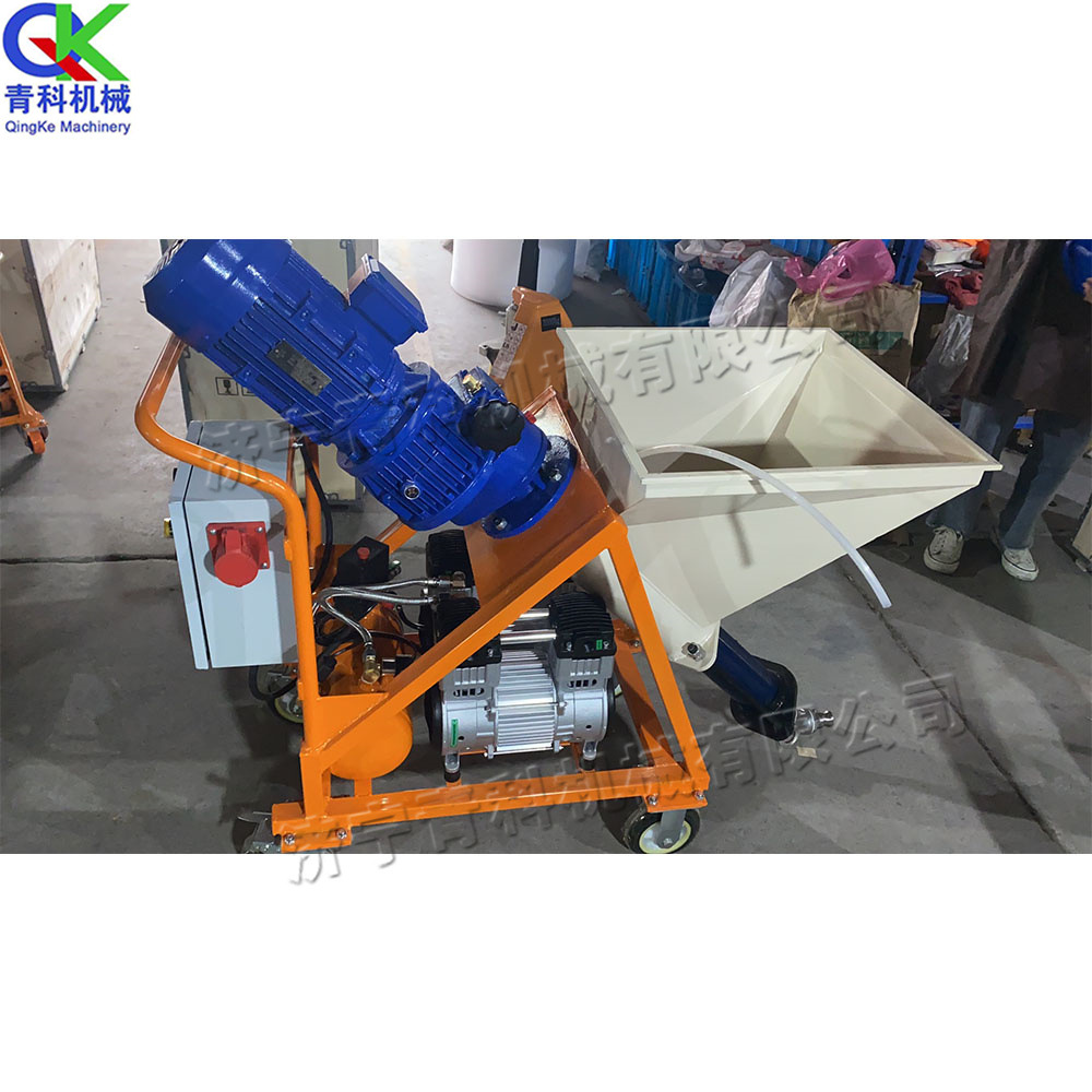 全自动泵送喷涂机 便携式房屋防护粉刷机 小型家装建筑内外涂墙机