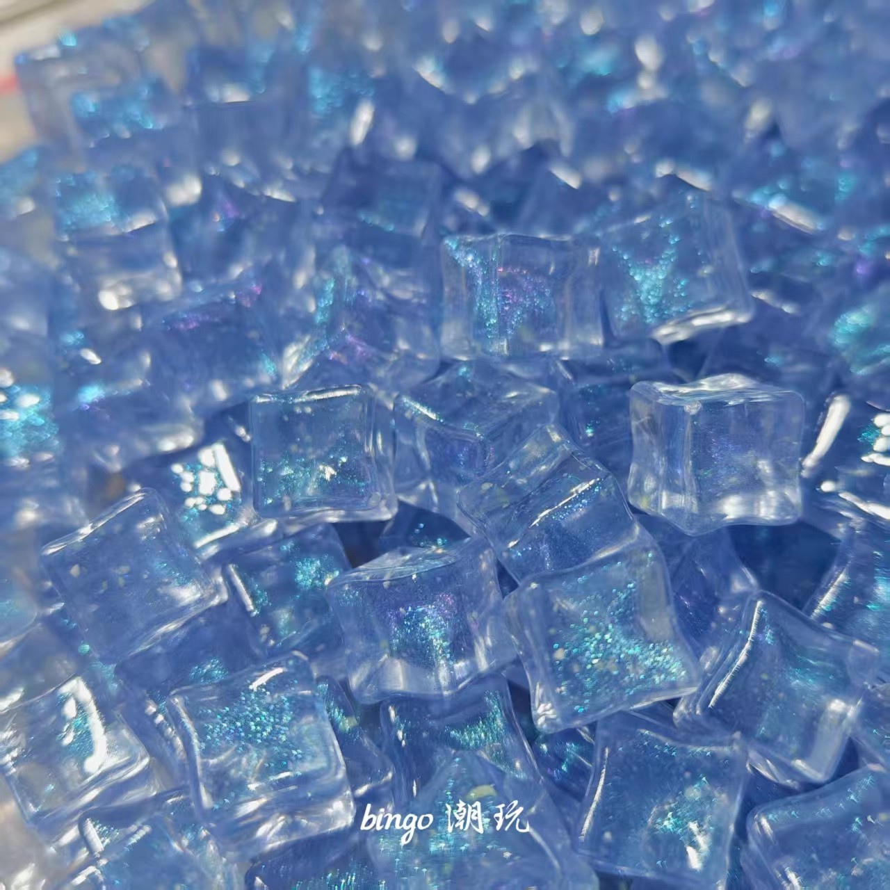 Mermaid Fairy Glitter Luminous Light Blue 1 piece