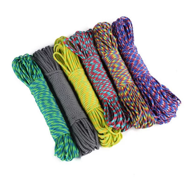 7-core 4mm umbrella rope jewelry braided rope multifunctional mountaineering umbrella soldier traction rope escape life-saving equipment safety umbrella rope