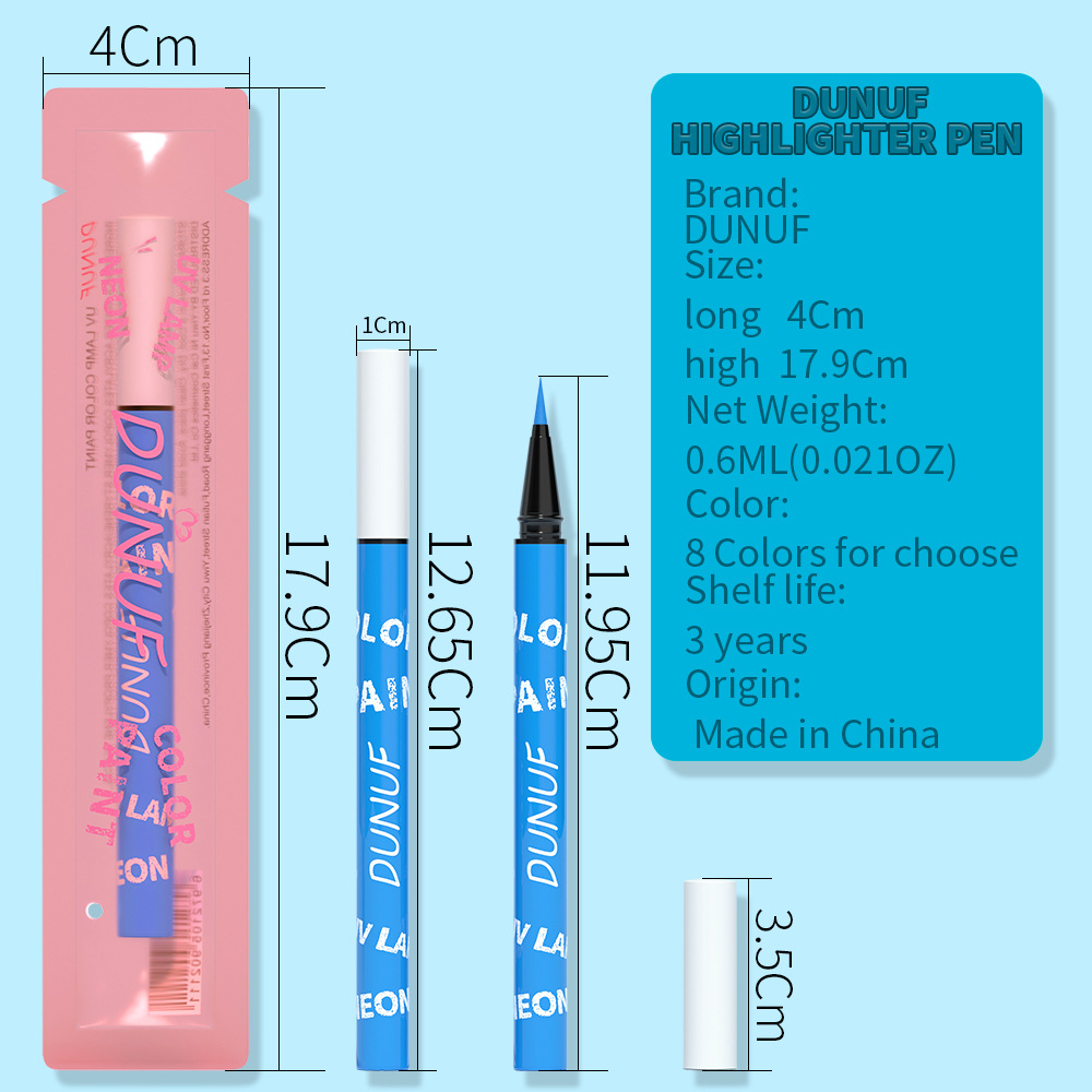 Check it out! Link Disclaimer - For export only :DUNUF UV Fluorescent Eyeliner Pen undefined