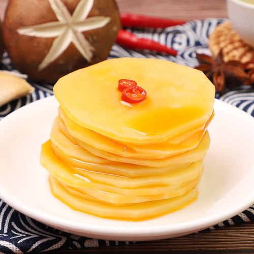 Tianyufu lotus root slices, kelp, braised vegetarian snacks, bulk wholesale wholesale snack food for snacks and drinks