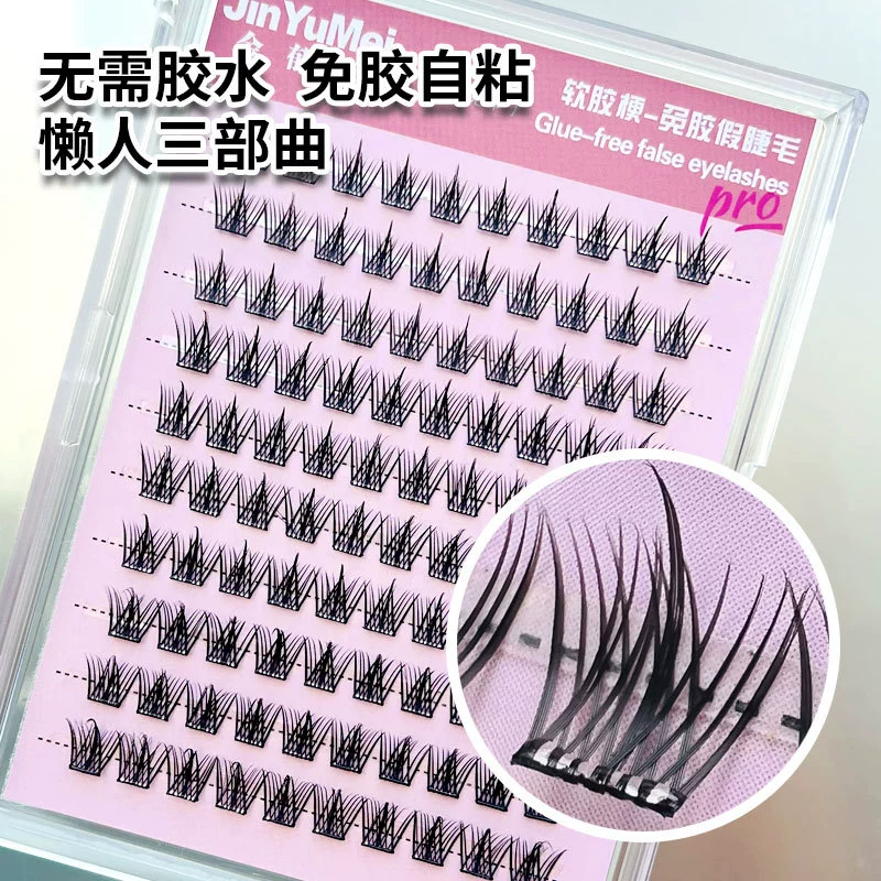Mixed set, dense false eyelashes for extension, comics for eyelashes