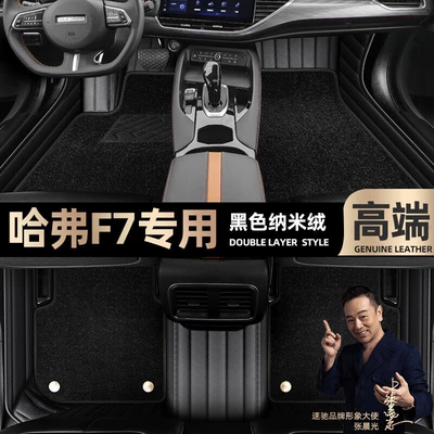 Model Double-Layer Starry Sky Carpet | Ayaqaltılar (Kovriklər) - take-a-photo-of-the-car-model-year-and-leave-a-message-black-leather-black-nano-velvet-double-layer-model