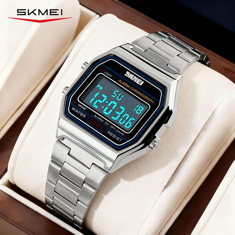 Timemei Southeast Asia Cross-Border Popular Men's Watch Trendy Watch Men's 1123 Waterproof Multi-Functional Electronic Watch Timemei Southeast Asia Cross-Border Popular Men's Watch Trendy Watch Men's 1123 Waterproof Multi-Functional Electronic Watch