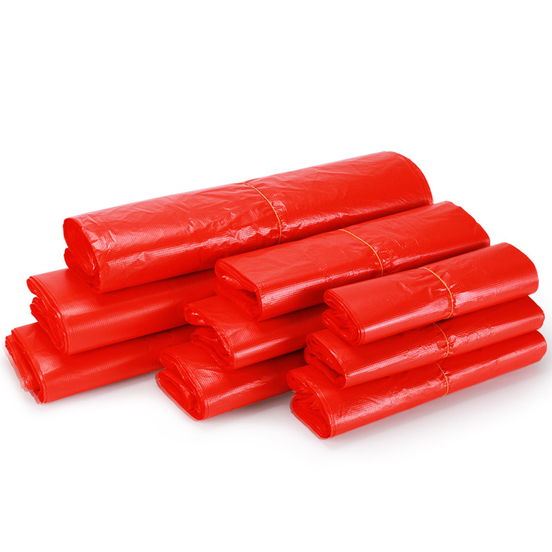 Red plastic bag manufacturers postage thickened large small size packaging vest bag vest bag portable convenience bag selling vegetable bag