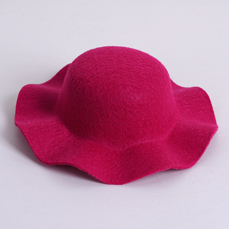 Labu nuevo sombrero de feltero abierto sombrero de cúpula sombrero accesorios de moda sombrero mini sombrero muñeca