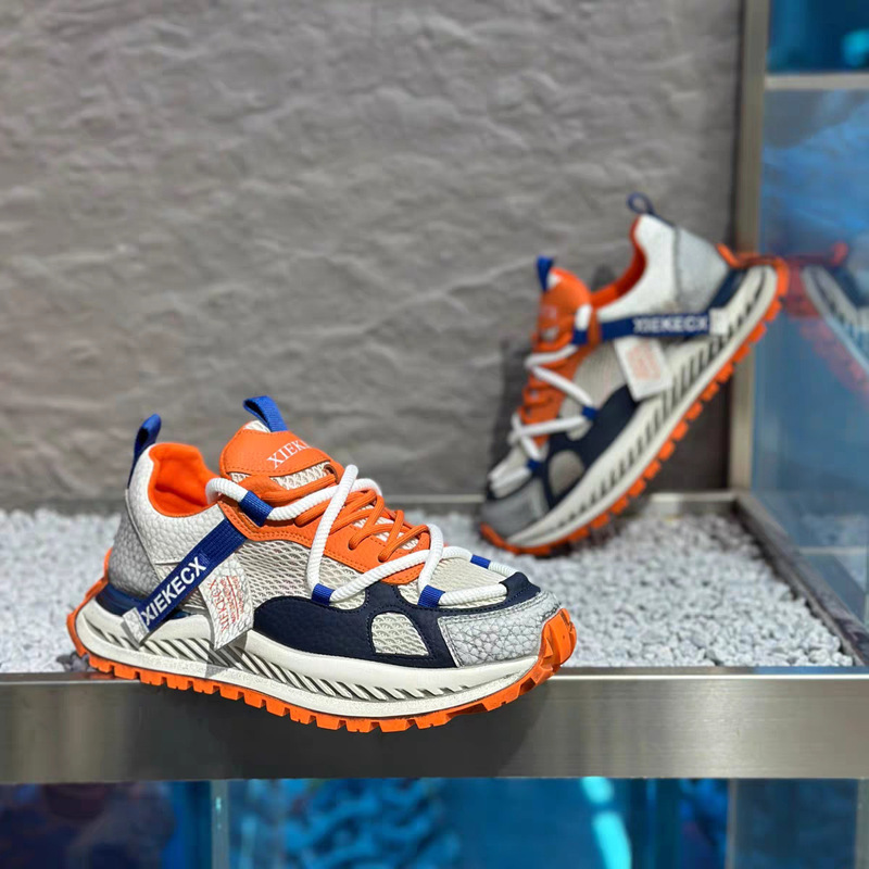 Summer New Style Mesh Patchwork Breathable Color-Blocking Lace-Up Low-Top Versatile Fashion Trendy Casual Men's Shoes Wholesale Summer New Style Mesh Patchwork Breathable Color-Blocking Lace-Up Low-Top Versatile Fashion Trendy Casual Men's Shoes Wholesale