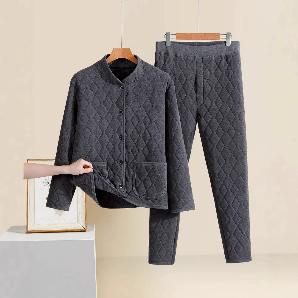 Многослойный ватный утолщенный теплый набор для мужчин среднего и пожилого возраста