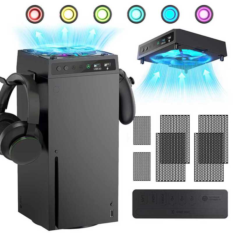 Xbox シリーズ X コンソール冷却ファンに適した強力な放熱ストリップ RGB クールな光源工場|undefined